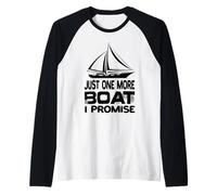 Solo Un'Altra Barca Lo prometto Sailboat Sailing Captain Sailor Maglia con Maniche Raglan