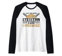 Solo Un'Altra Carta da Baseball, Lo prometto ai Tifosi di Baseball Maglia con Maniche Raglan