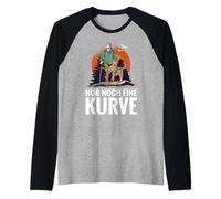Solo Un'Altra Curva Escursionismo e Outdoor Maglia con Maniche Raglan