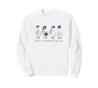 Solo un'oca da Baseball, la Vita è Migliore con Le oche nella Tua Squadra Felpa