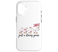 Solo un'oca forte - Silly Goose - Combattere il cancro al seno Custodia per iPhone 16