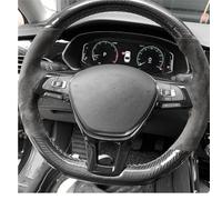 Solo Volante Auto In Pelle Scamosciata Morbida Per VW Per Golf 7 Mk7 Per P&assat B8 accessorio(C)