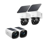 SoloCam S340(2 pack) + eufyCam S330 Add-on Camera(2 pack) Bianco