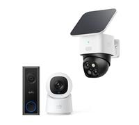 SoloCam S340+eufy Security Videocitofono C30+eufy Security Indoor Cam C210