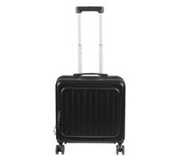 SOLOCJNL Valigetta da imbarco, materiale ABS, portata circa 30 kg, con ruote, telaio di asciugatura, porta USB e lucchetto a combinazione, custodia nera per studenti, uomini d'affari, turisti, bianco,