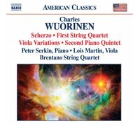 Soloists:Brentano String Quart - Wuorinen: Second Piano Quintet/ Scherzo/ Viola Variations
