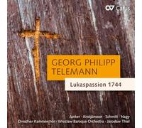 Georg Philipp Tel Georg Philipp Telemann: Lukaspassion (CD) (PRESALE 09/05/2025)