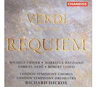 Soloists:Lso:Lsc Verdi: Requiem - Crider / Hatziano / Sade / Lloyd, / LSC (CD)