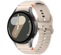 SOLOLUP Sportivo Cinturino per Samsung Galaxy Watch 7 6 5 4 FE Cinturini 40mm 44mm/6&4 Classic 43 47 42 46 mm/5 Pro 45mm,One Click No Gap Morbido Silicone Cinturini per Samsung Watch 7 6 5 4 FE