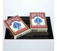 SOLOMAGIA 2 (Due) Mazzi di Carte Bicycle Poker Regolari Standard - Rosso