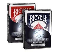 SOLOMAGIA Mazzo di Carte Bicycle Cheek To Ch orso Rosso - Mazzi truccati