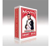 SOLOMAGIA Mazzo di Carte Phoenix Short Deck - Casino Quality - Rosso