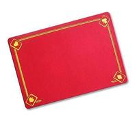 SOLOMAGIA Tappetino per Close Up Professionale - 4 Assi Rosso - 58 x 40 cm - Close-Up Pad - Giochi di Magia