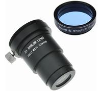 SOLOMARK 1.25" Filtro lunare T2X Barlow Kit per Oculare Telescopio Filtro lunare aiuta a vedere la Luna più chiaramente.