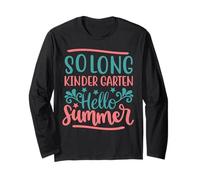 Solong Kindergarten Hello Summer Funny Back To School Kids Maglia a Manica