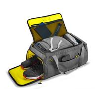 SoloNY Borsa Da Viaggio ACV668-10 Grigia Borsa Sportiva Zaino Riciclato