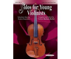 Solos for Young Violinists, Vol 5: Selections from the Student Repertoire by Barber, Barbara (1997) Paperback