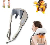 Solosoother True Touch Neck Massager, Spark Imagine Neck Massager, Solosoothe True Touch Massager 5d Massage Head, Veeloza Neck and Shoulder Massager with Heat (Gray*1)