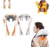 Solosoother True Touch Neck Massager, Spark Imagine Neck Massager, Solosoothe True Touch Massager 5d Massage Head, Veeloza Neck and Shoulder Massager with Heat (Mix*2)