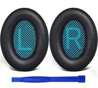 SoloWIT® Cuscinetti Auricolari di Ricambio Imbottiture per Bose, Cuscino compatibile con QuietComfort 15 QC15 QC25 QC2 QC35/ Ae2 Ae2i Ae2w SoundTrue & SoundLink Cuffie Over-Ear