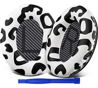 SoloWIT Cuscinetti Auricolari di Ricambio per Bose QuietComfort 35 (QC35) e Quiet Comfort 35 II (QC35 II), Padiglioni con Pelle più Morbida, Schiuma Isolante dal Rumore e Maggiore Spessore