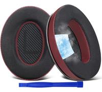 SoloWIT® Cuscinetti Auricolari in Gel di Raffreddamento per Bose, Cuscino Compatibile con QuietComfort 35 (QC35) e Quiet Comfort 35 II (QC35 II)-Borgogna
