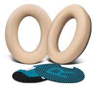 SoloWIT Cuscinetti di ricambio per Bose QuietComfort 15 QC15 QC25 QC2 QC35/Ae2 Ae2i Ae2w/SoundTrue e SoundLink, Padiglioni Auricolari in pelle di Agnello Più Morbida