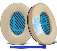 SoloWIT Cuscini di raffreddamento in gel per Bose cuffie, cuscinetti auricolari di ricambio per Bose QuietComfort 15 QC15 QC25 QC2 QC35/Ae2 Ae2i Ae2w/SoundTrue e SoundLink Around-Ear & Around-Ear II