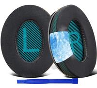 SoloWIT Cuscini di raffreddamento in gel per Bose cuffie, cuscinetti auricolari di ricambio per Bose QuietComfort 15 QC15 QC25 QC2 QC35/Ae2 Ae2i Ae2w/SoundTrue e SoundLink Around-Ear & Around-Ear II
