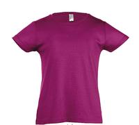 Sols Bambine Ragazze Bambini Cotton Rosa Viola Blu Rosso Verde Maglietta