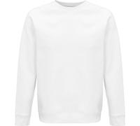 SOLS - Felpa "Space" in cotone organico per uomo/donna unisex con maniche raglan PC4314 (2XS) (Bianco)
