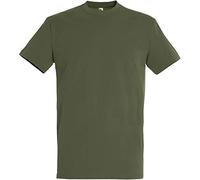 SOLS Imperial Heavyweight, Maglia a maniche corte da uomo Army X-Large
