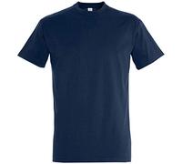 SOLS Imperial Heavyweight, Maglia a maniche corte da uomo French Navy Large