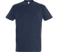 SOLS Imperial Heavyweight, Maglia a maniche corte da uomo Navy X-Large