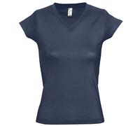 SOLS Maglietta Top Donna Cotone Manica Corta Vee V-Collo S-3XL