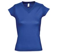 SOLS Maglietta Top Donna Cotone Manica Corta Vee V-Collo S-3XL