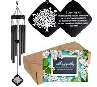 Solsken Home, Campanelli a vento commemorativi per esterni, campanelli a vento di condoglianze, regalo per la perdita di una persona cara, madre, padre, vicinanza, decorazione per la casa, giardino