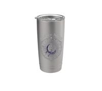 Solstizio d'Inverno Notti Celeste Magia Luna Stelle Astronomia Bicchiere termico in acciaio inox doppia parete