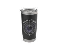 Solstizio d'Inverno Notti Celeste Magia Luna Stelle Astronomia Bicchiere termico in acciaio inox doppia parete