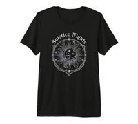Solstizio d'inverno Notti Celeste Magia Luna Stelle Astronomia Maglietta Premium