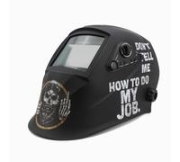 Solter HELLMET R-10 Job Schermo di Saldatura Automatica, Tecnologia True Color DIN Regolabile 5-8/9-13, Area di Visione 100x60mm, 4 Sensori, Batteria Solare Sostituibile, Certificazione CE 1/1/1