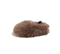 SoLu DAY8 Pantofole Bambina Invernali Pelose Antiscivolo Morbide Peluche Comode Calde Ciabatte Inverno Bambino Felpate Eleganti Casuale Casa Interno Mignon Animal Scarpe (Brown, 26 Toddler)