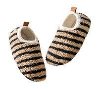 SoLu DAY8 Pantofole Bambina Invernali Pelose Morbide Antiscivolo Comode Calde Peluche Ciabatte Ragazza Inverno Velluto Elegante Casuale Interno Casa Mignon Animal Scarpe (Black, 26)