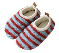 SoLu DAY8 Pantofole Bambina Invernali Pelose Morbide Antiscivolo Comode Calde Peluche Ciabatte Ragazza Inverno Velluto Elegante Casuale Interno Casa Mignon Animal Scarpe (Red, 26)