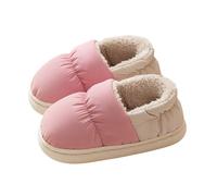 SoLu DAY8 Pantofole Pelose Bambina Invernali Antiscivolo Morbide Comode Calde Peluche Chiuse Ciabatte Inverno Ragazza Velluto Elegante Casuale Interno Casa Animal Mignon Scarpe (26 Toddler)