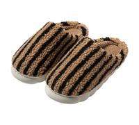 SoLu DAY8 Pantofole Pelose Donna Invernali Morbide Antiscivolo Peluche Comode Calde Ciabatte Inverno Donna Velluto Elegante Taglie Forti Interno Casa Casuale Animal Mignon Ragazza Scarpe (Coffee, 36)