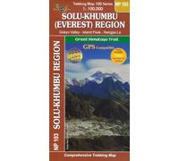 Solu Khumbu (NP103): Everest Region Great Himayala Trail Map