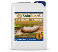 Soluguard Antitarlo - 5 Litri - Trattamento Antitarlo e Antitermiti per Legno, Pronto all’Uso, ad Alta Concentrazione, Formula Trasparente
