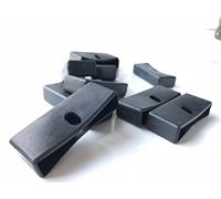 Soluko - Innesto A Cappuccio In Plastica Mod.25 - Porta Listello â€“ Ricambio Per Doghe 9pz