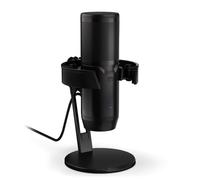 Solum 2 Core (schwarz, USB-C) | Cardioide 24 bit/96 kHz, filtro pop in metallo, cestello anti-shock, plug & play, per streaming, podcast e giochi